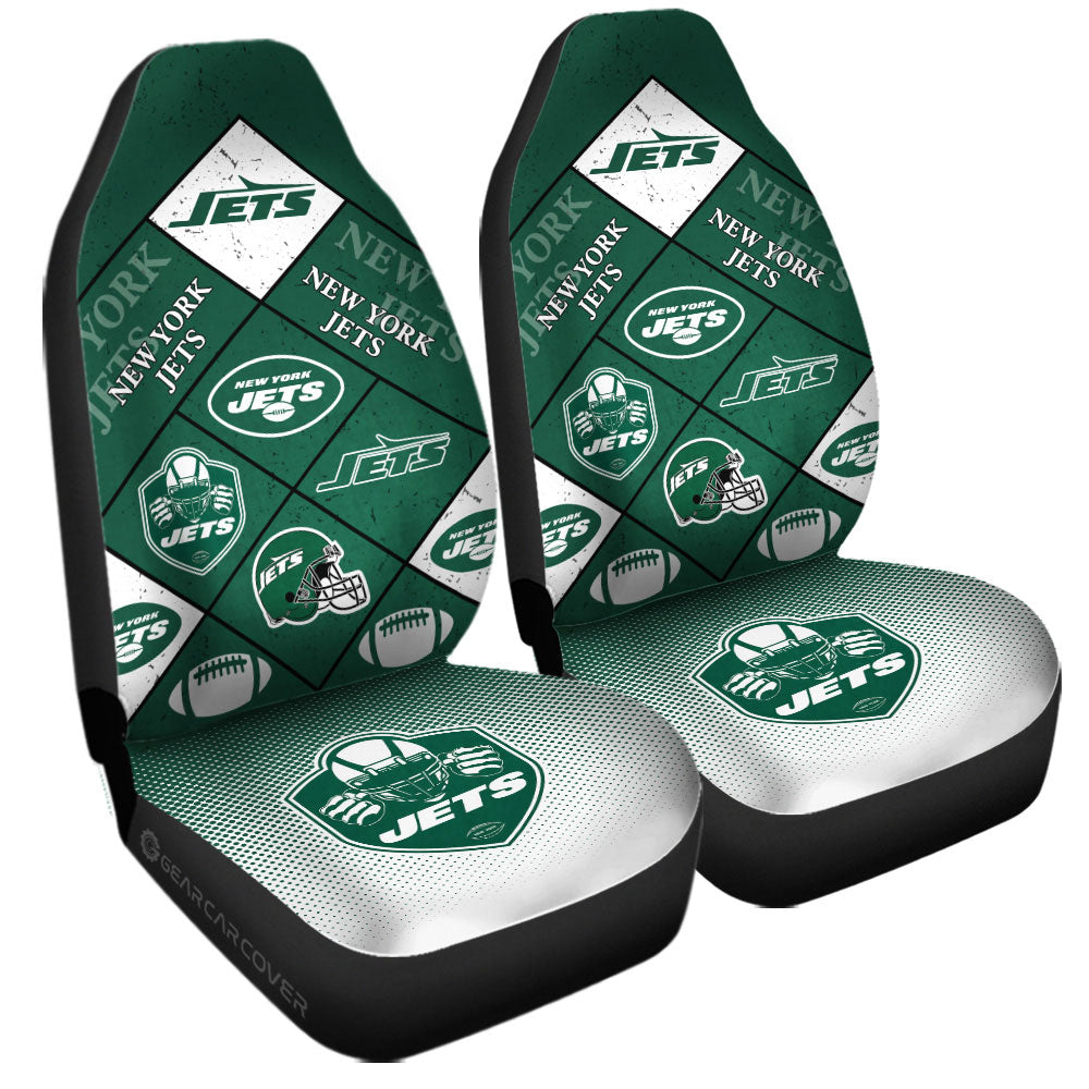 New York Jets Car Seat Covers Sporty Team Collection - Gearcarcover - 3