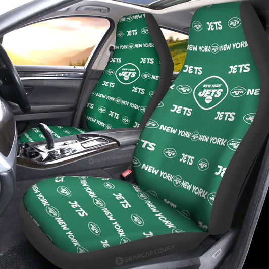 New York Jets Car Seat Covers Sporty Team Collection - Gearcarcover - 1