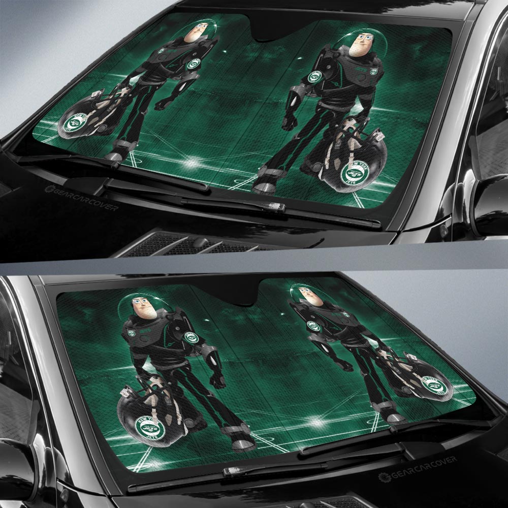 New York Jets Car Sunshade Custom Car Accessories For Fan - Gearcarcover - 2