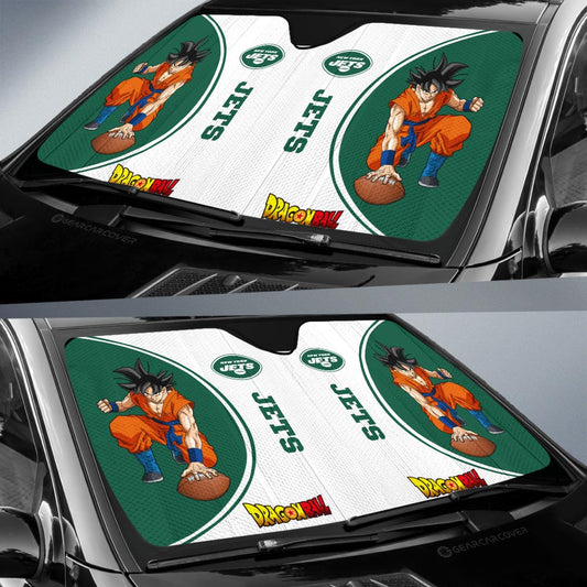 New York Jets Car Sunshade Custom Car Accessories For Fans - Gearcarcover - 2