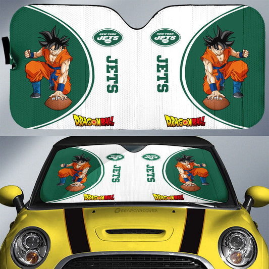 New York Jets Car Sunshade Custom Car Accessories For Fans - Gearcarcover - 1