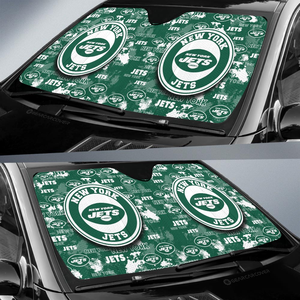 New York Jets Car Sunshade Custom Car Accessories - Gearcarcover - 2