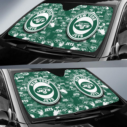 New York Jets Car Sunshade Custom Car Accessories - Gearcarcover - 2