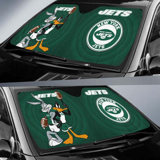 New York Jets Car Sunshade Custom Car Accessories - Gearcarcover - 2