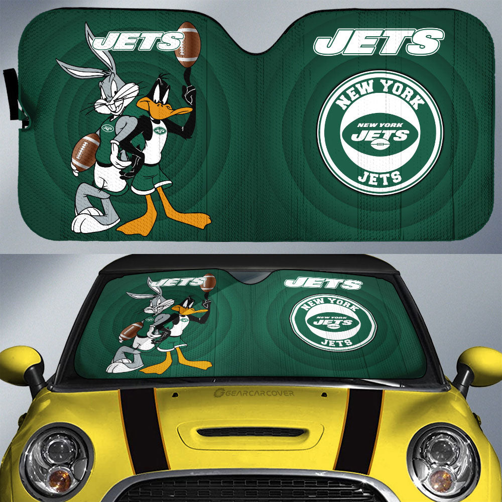 New York Jets Car Sunshade Custom Car Accessories - Gearcarcover - 1