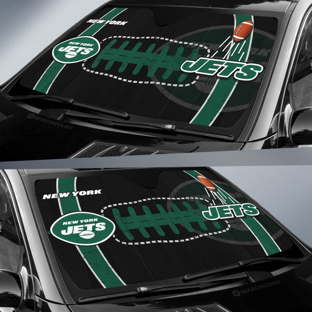 New York Jets Car Sunshade Custom Car Accessories - Gearcarcover - 2