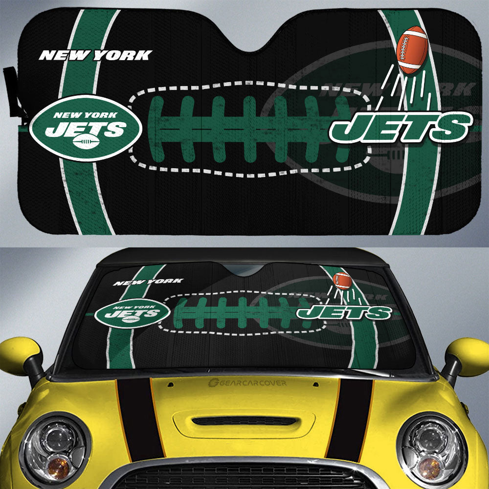 New York Jets Car Sunshade Custom Car Accessories - Gearcarcover - 1