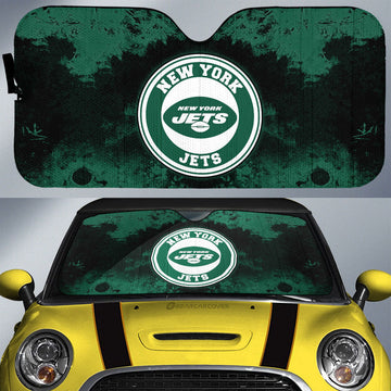 New York Jets Car Sunshade Custom Car Accessories - Gearcarcover - 1