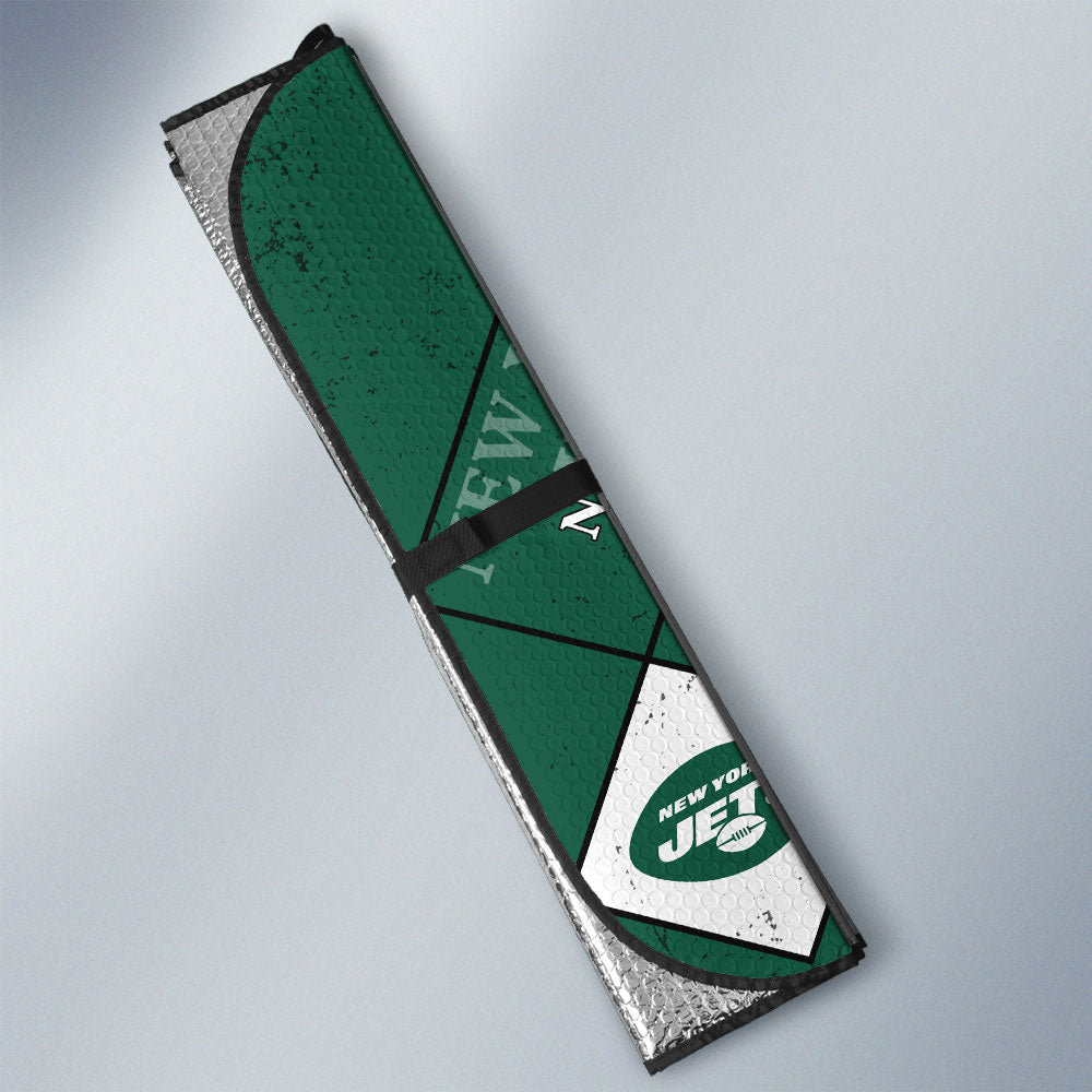 New York Jets Car Sunshade Sporty Team Collection - Gearcarcover - 3