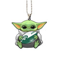 New York Jets Ornament Baby Yoda Car Accessories - Gearcarcover - 1