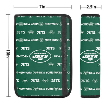 New York Jets Seat Belt Covers Sporty Team Collection - Gearcarcover - 1