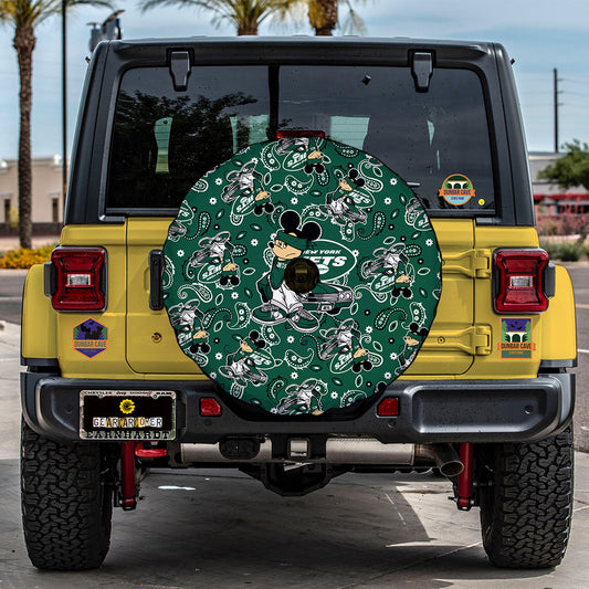 New York Jets Spare Tire Covers Camera Hole Cartoon Theme Collection - Gearcarcover - 2