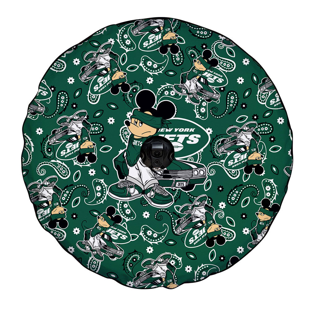 New York Jets Spare Tire Covers Camera Hole Cartoon Theme Collection - Gearcarcover - 4