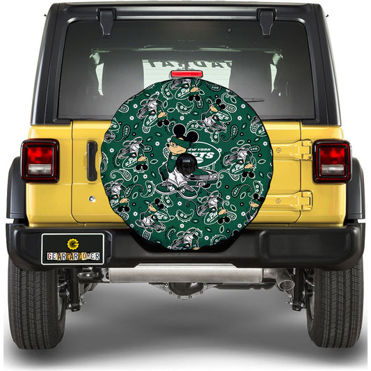 New York Jets Spare Tire Covers Camera Hole Cartoon Theme Collection - Gearcarcover - 1