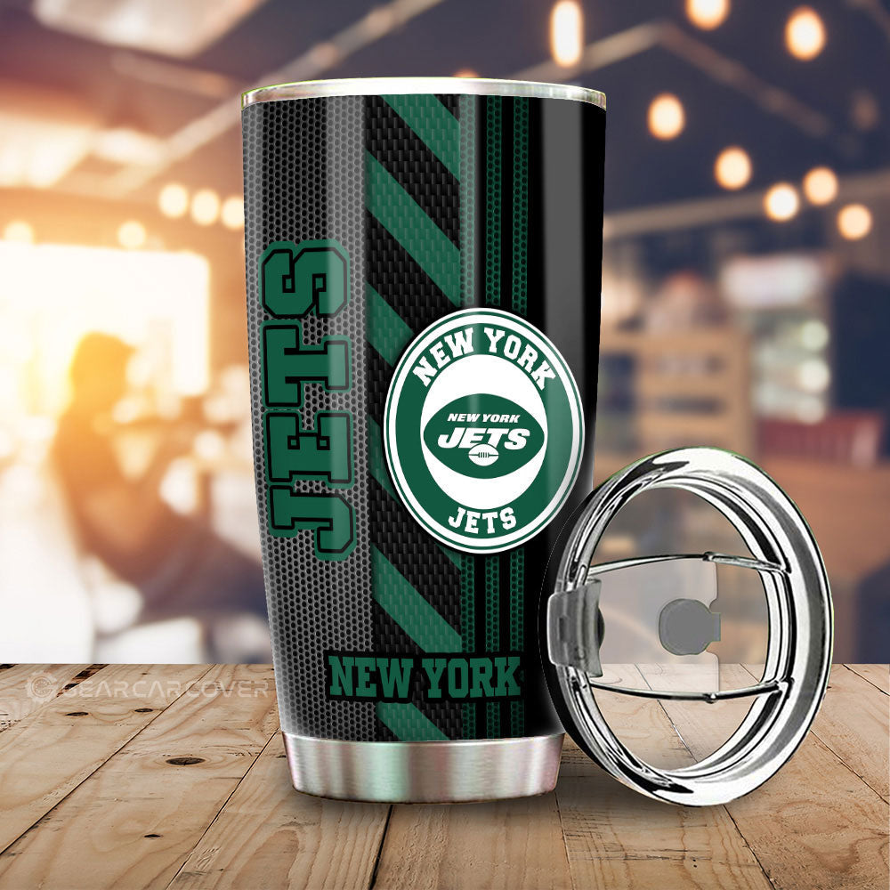 New York Jets Tumbler Cup Custom Car Accessories - Gearcarcover - 2