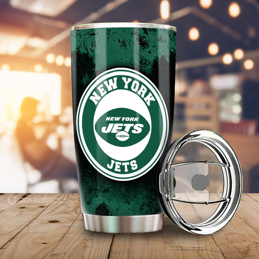 New York Jets Tumbler Cup Custom Car Accessories - Gearcarcover - 2