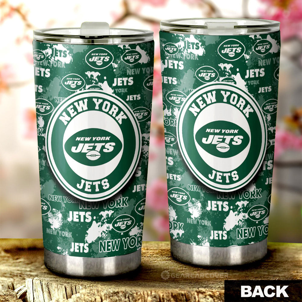 New York Jets Tumbler Cup Custom Car Accessories - Gearcarcover - 2