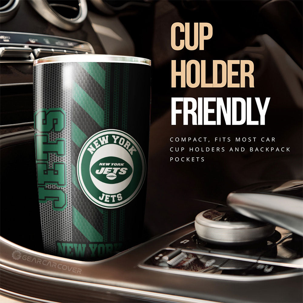New York Jets Tumbler Cup Custom Car Accessories - Gearcarcover - 3