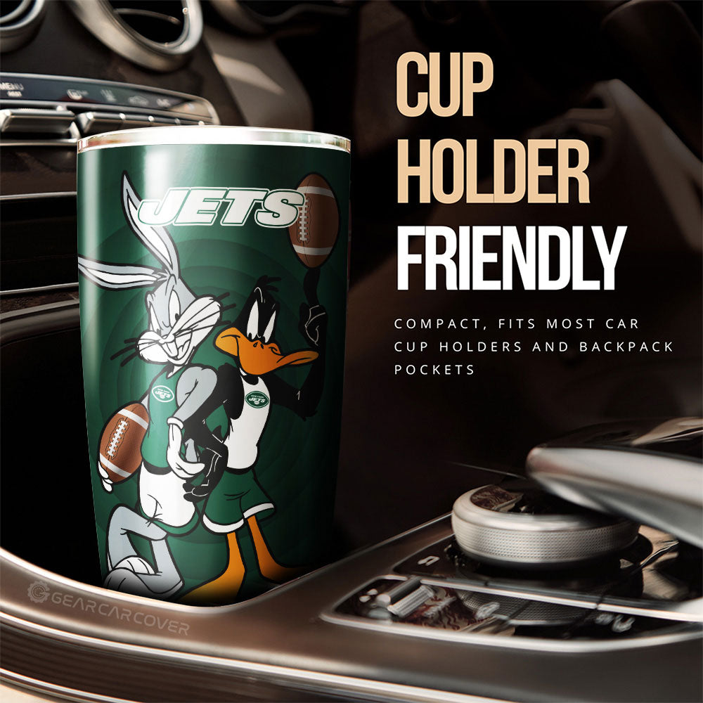 New York Jets Tumbler Cup Custom Car Accessories - Gearcarcover - 3