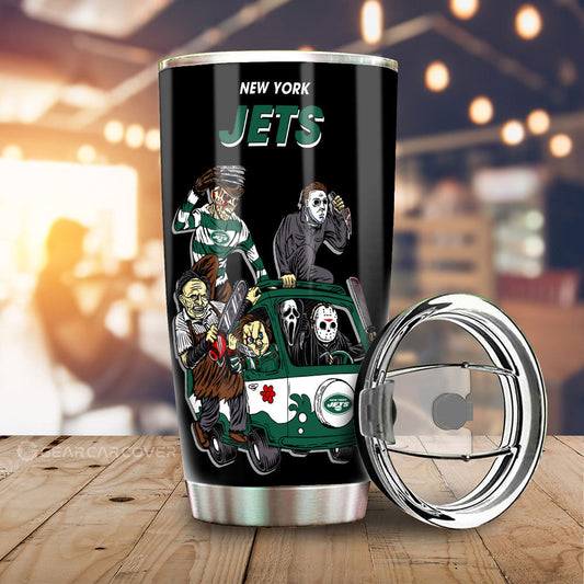 New York Jets Tumbler Cup Custom Car Accessories - Gearcarcover - 1