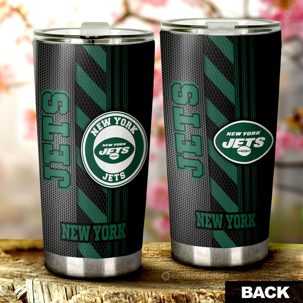 New York Jets Tumbler Cup Custom Car Accessories - Gearcarcover - 1