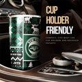 New York Jets Tumbler Cup Custom Ugly Style Car Accessories - Gearcarcover - 3