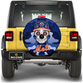 New York Mets Spare Tire Covers Camera Hole Skull Theme Collection - Gearcarcover - 1