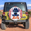 New York Mets Spare Tire Covers Camera Hole Stitch Theme Collection - Gearcarcover - 3