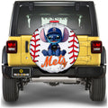 New York Mets Spare Tire Covers Camera Hole Stitch Theme Collection - Gearcarcover - 1
