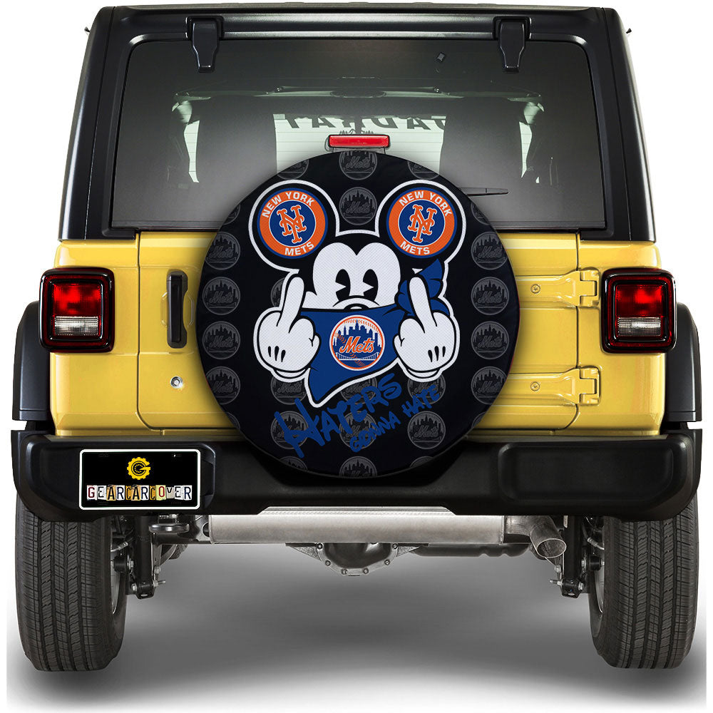 New York Mets Spare Tire Covers Custom Car Accessories - Gearcarcover - 1