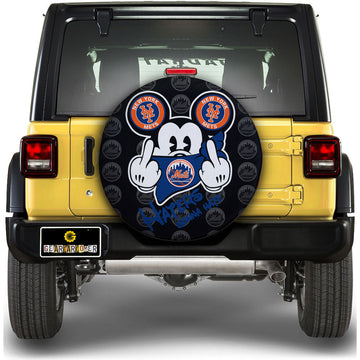 New York Mets Spare Tire Covers Custom Car Accessories - Gearcarcover - 1