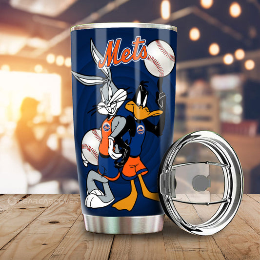 New York Mets Tumbler Cup Custom Car Accessories - Gearcarcover - 2