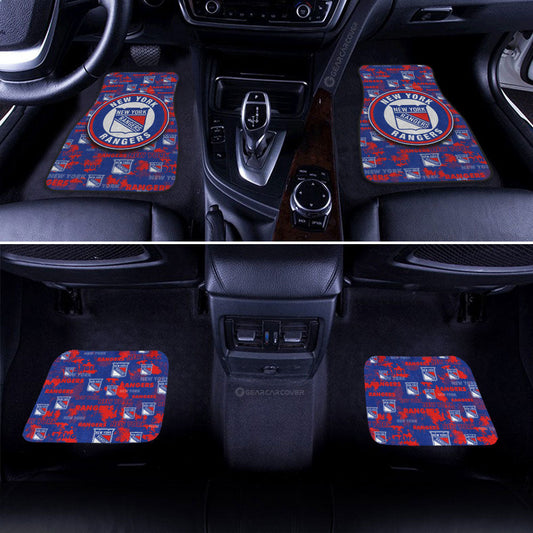 New York Rangers Car Floor Mats Custom Car Accessories - Gearcarcover - 2