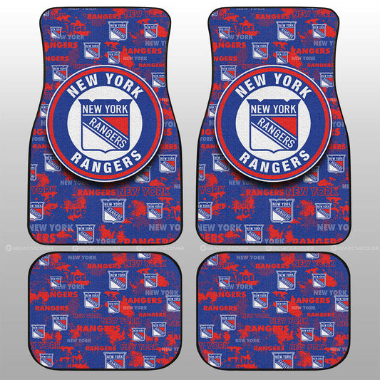 New York Rangers Car Floor Mats Custom Car Accessories - Gearcarcover - 1