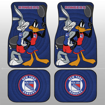 New York Rangers Car Floor Mats Custom Car Accessories - Gearcarcover - 1