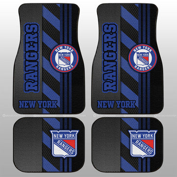 New York Rangers Car Floor Mats Custom Car Accessories - Gearcarcover - 1