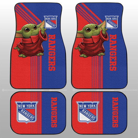 New York Rangers Car Floor Mats Custom Car Accessories - Gearcarcover - 1
