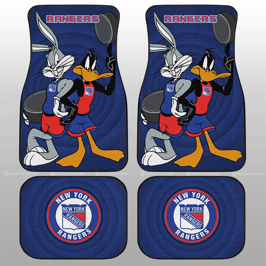 New York Rangers Car Floor Mats Custom Car Accessories - Gearcarcover - 1