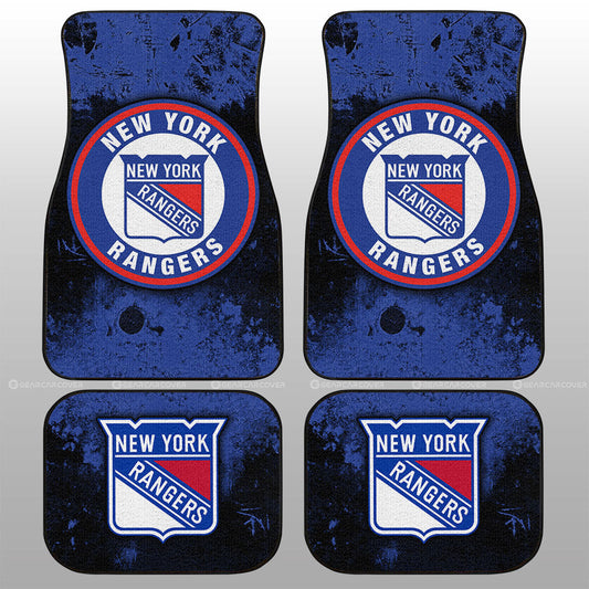 New York Rangers Car Floor Mats Custom Car Accessories - Gearcarcover - 1