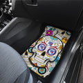 New York Rangers Car Floor Mats Custom Sugar Skull Car Accessories - Gearcarcover - 3