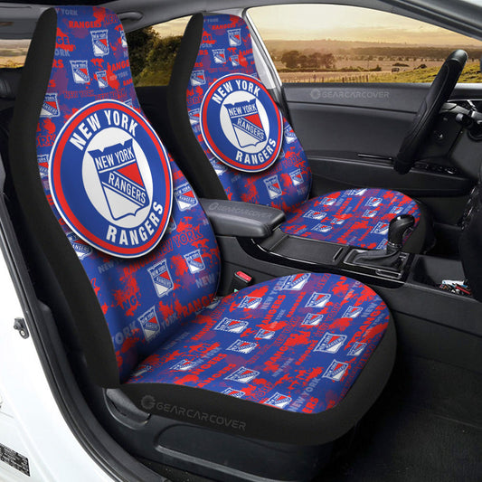 New York Rangers Car Seat Covers Custom Car Accessories - Gearcarcover - 2