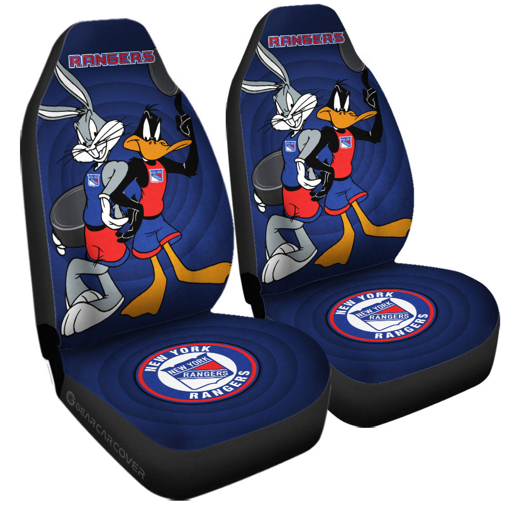 New York Rangers Car Seat Covers Custom Car Accessories - Gearcarcover - 3