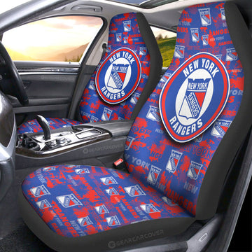 New York Rangers Car Seat Covers Custom Car Accessories - Gearcarcover - 1