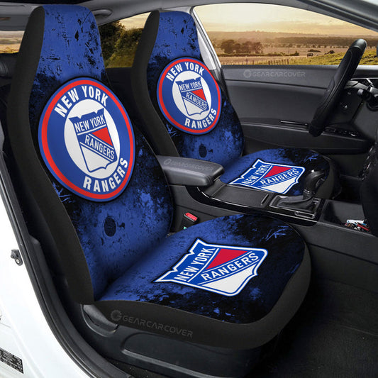 New York Rangers Car Seat Covers Custom Car Accessories - Gearcarcover - 2