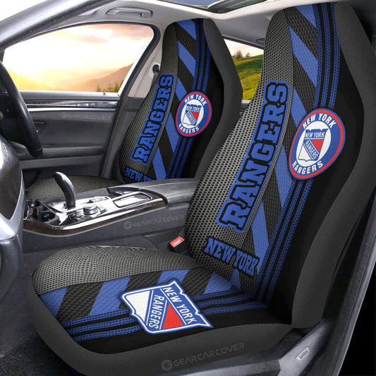 New York Rangers Car Seat Covers Custom Car Accessories - Gearcarcover - 1