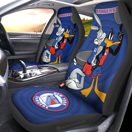 New York Rangers Car Seat Covers Custom Car Accessories - Gearcarcover - 1