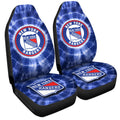 New York Rangers Car Seat Covers Custom Tie Dye Car Accessories - Gearcarcover - 3