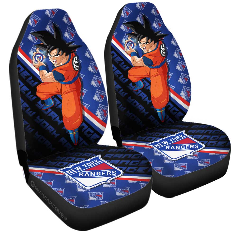 New York Rangers Car Seat Covers Goku Car Decorations For Fans - Gearcarcover - 3