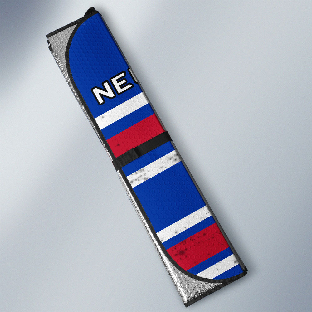 New York Rangers Car Sunshade Custom Car Accessories - Gearcarcover - 3