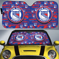 New York Rangers Car Sunshade Custom Car Accessories - Gearcarcover - 1